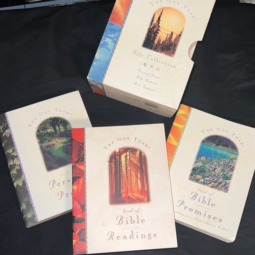 The One Year Gift Collection Personal Prayer Bible Readings Promises 3 Book Set